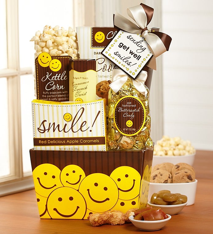 Sending Get Well Smiles Gift Basket